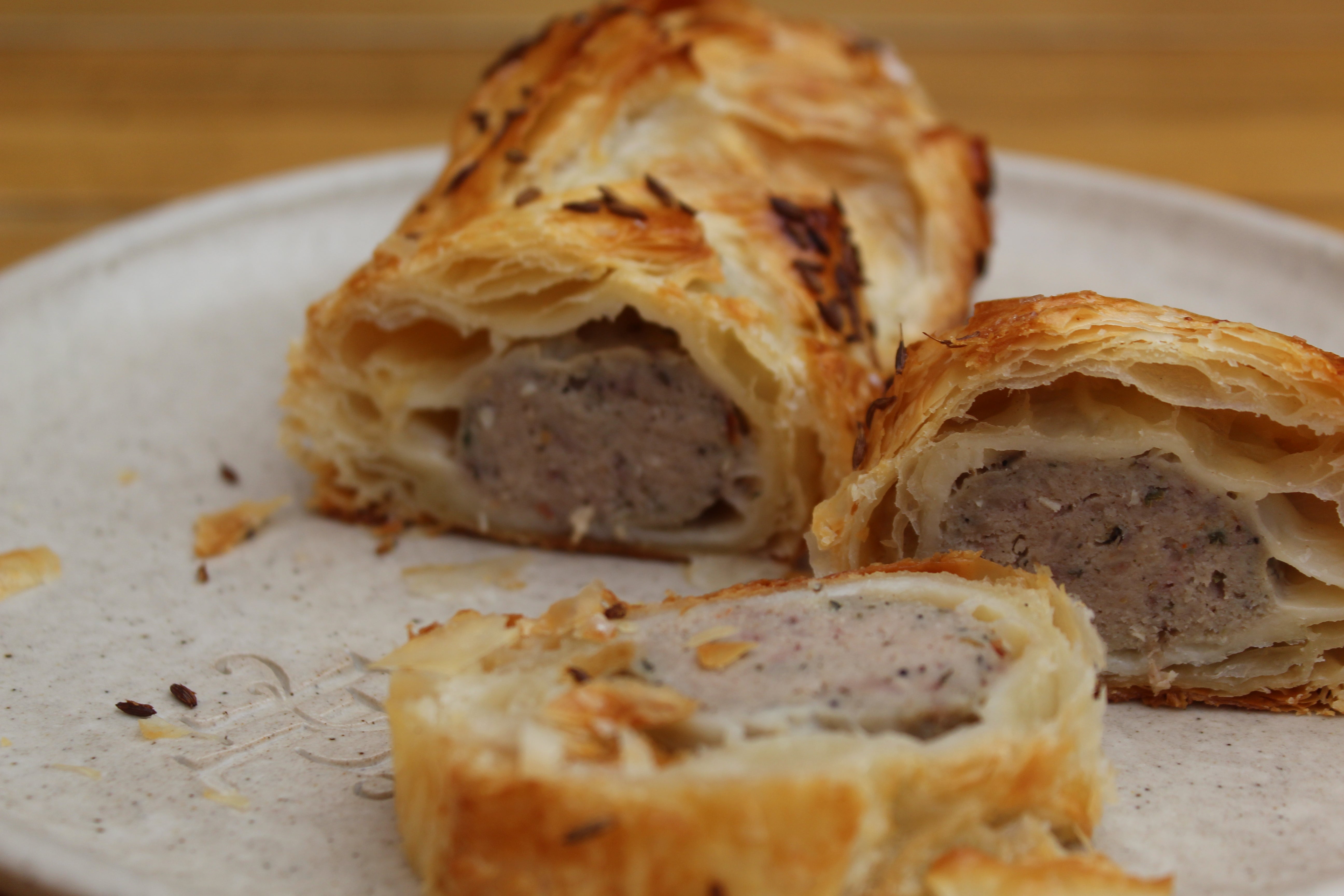 Selection of Prestige Patisserie’s handcrafted savory pastries, ideal for lunch or catering.