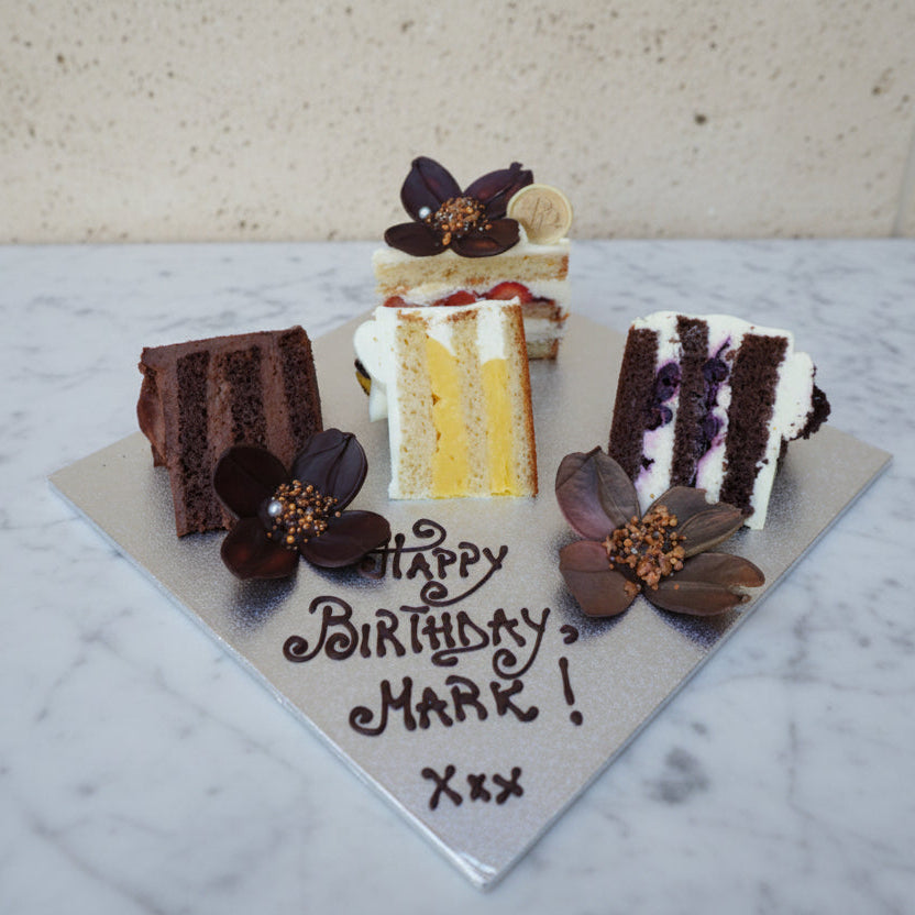 Celebration Platter with an exquisite selection of cakes, pastries, and canapés. Perfect for all occasions