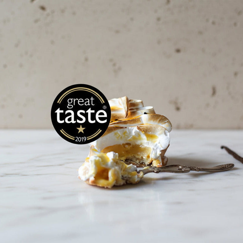 Award Winning Passion Fruit Meringue Tart from Prestige Patisserie in North London