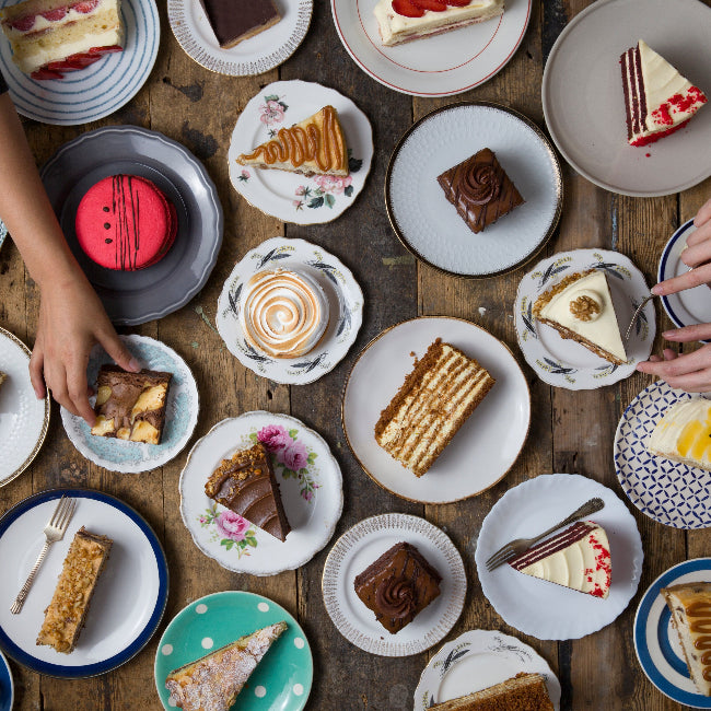 Patisserie gift card London artisan cakes selection