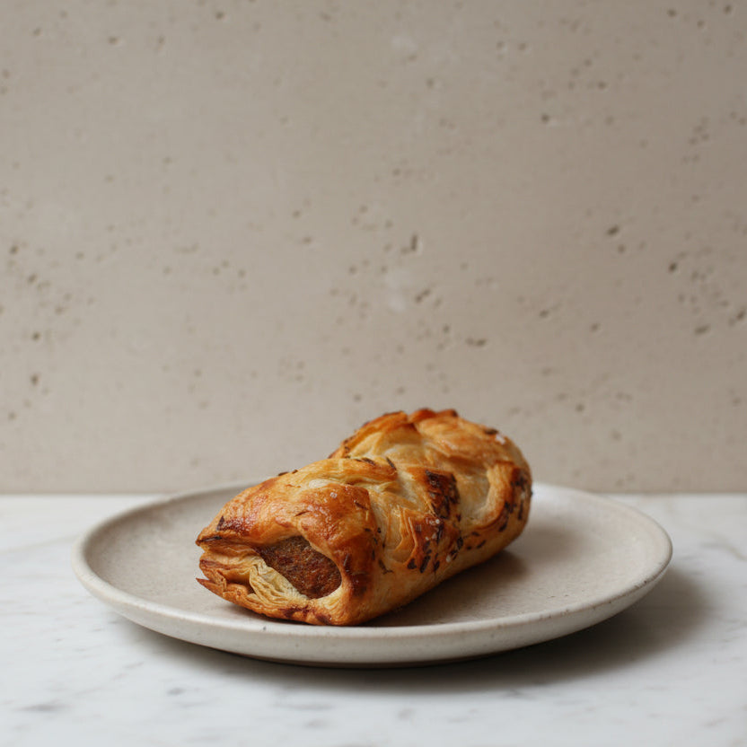 Great Taste Award lamb sausage roll canapés handmade puff pastry London