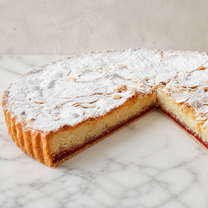 Strawberry Bakewell Tart