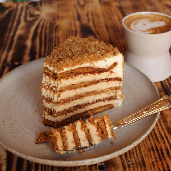 traditional medovik russian honey cake layered dessert