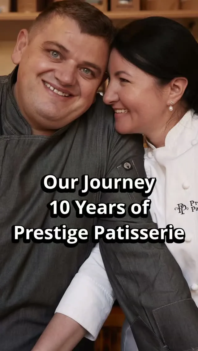 10 years of Prestige Patisserie.  What started in 2016 with production from the living room of our one-bedroom flat slowly became the bakery we are so proud to call ours today.  From Holcombe Market and Sunday farmers’ markets, to our first commercial kitchen, surviving the uncertainty of 2020, opening our garden bakery, reaching the semi-finals of Bake Off: The Professionals, receiving 13 Great Taste Awards, becoming a Great Taste Producer, and even welcoming Adam Richman into our kitchen - what a journey it has been.  But behind every milestone are years of hard work, long days, mistakes, learning, determination and, most importantly, the incredible support of our customers and community.  Some of you have been with us from the very beginning. Others discovered us somewhere along the way. And many of you still travel from across the UK and from overseas to visit us.  For all of that, we are incredibly grateful.  Thank you for being part of our story.
Here’s to the next chapter. ❤️  #PrestigePatisserie #10YearsOfPrestige #OurStory #LondonBakery #NorthLondonBakery Tottenham PastryChef BakeryJourney GreatTasteAwards BakeOffTheProfessionals Medovik SmallBusinessJourney